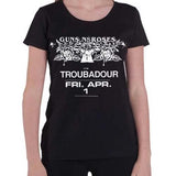Billede af Guns N' Roses Troubadour Flyer T-shirt til kvinder