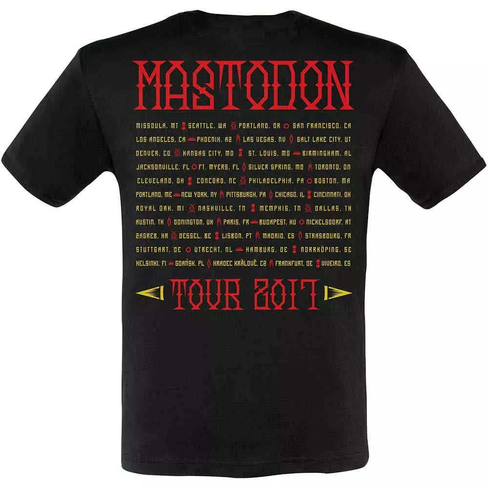 Billede af Mastodon Tribal Demon Autumn 2017 T-shirt back