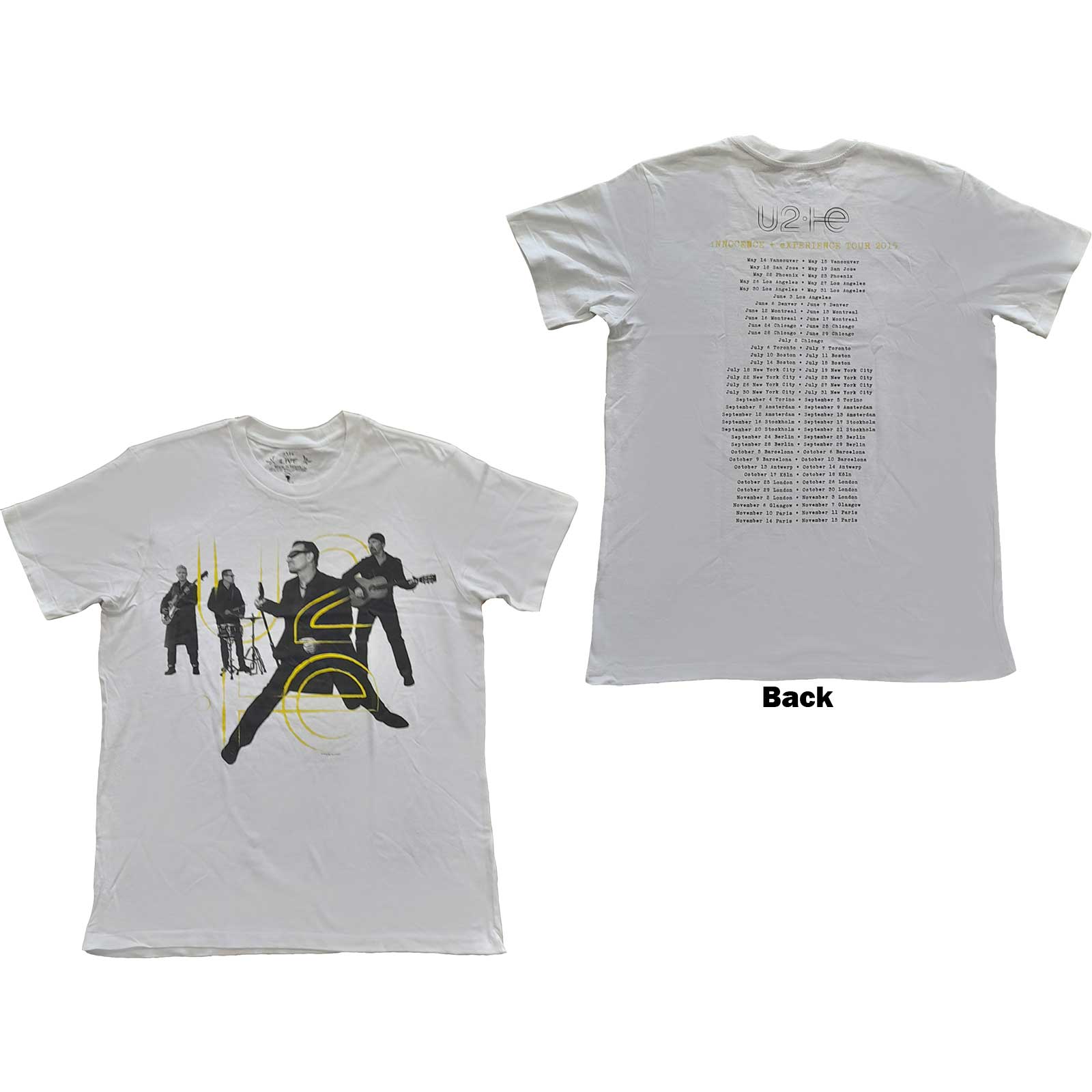 U2: Live Action T-Shirt (Back Print)