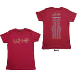 U2: I+E 2015 Tour Dates T-Shirt (Back Print)