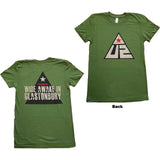 U2: Glastonbury 2011 Pyramid Stage T-Shirt (Kvinder) (Back Print)