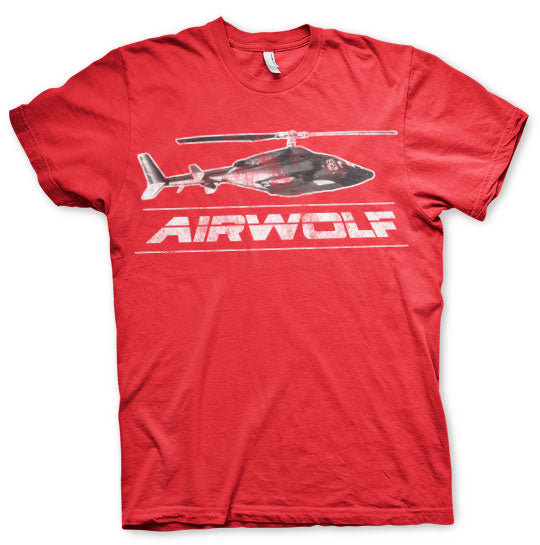 Billede af Airwolf, Airwolf: Chopper Distressed T-Shirt