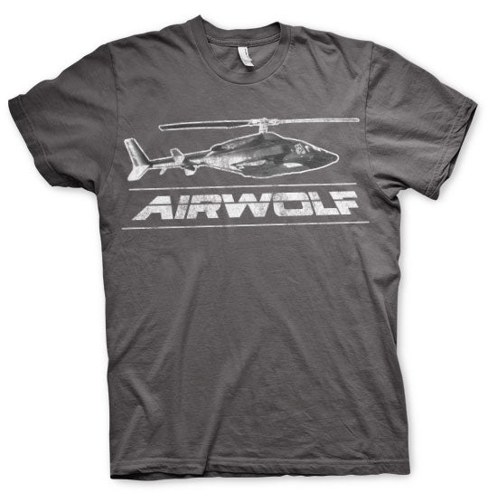 Billede af Airwolf, Airwolf: Chopper Distressed T-Shirt