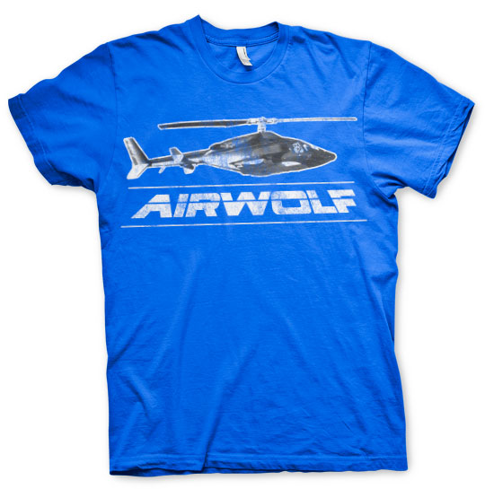 Billede af Airwolf, Airwolf: Chopper Distressed T-Shirt