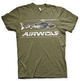 Billede af Airwolf, Airwolf: Chopper Distressed T-Shirt