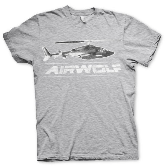 Billede af Airwolf, Airwolf: Chopper Distressed T-Shirt