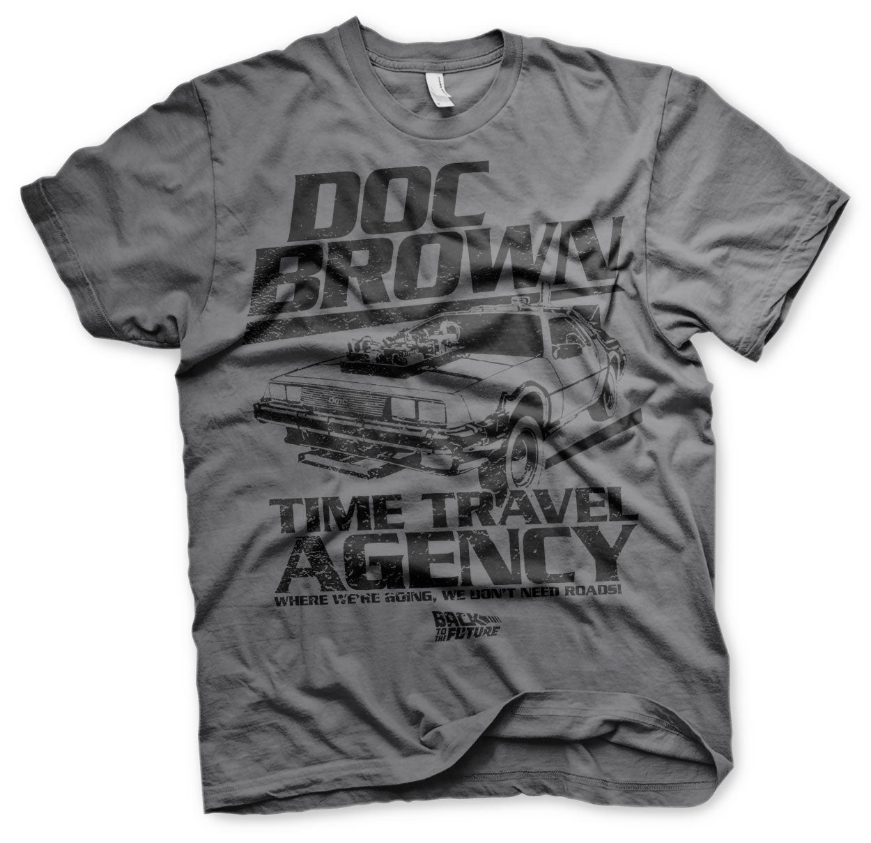 Billede af Back to the Future, Back To The Future: Doc Brown Time Travel Agency T-Shirt