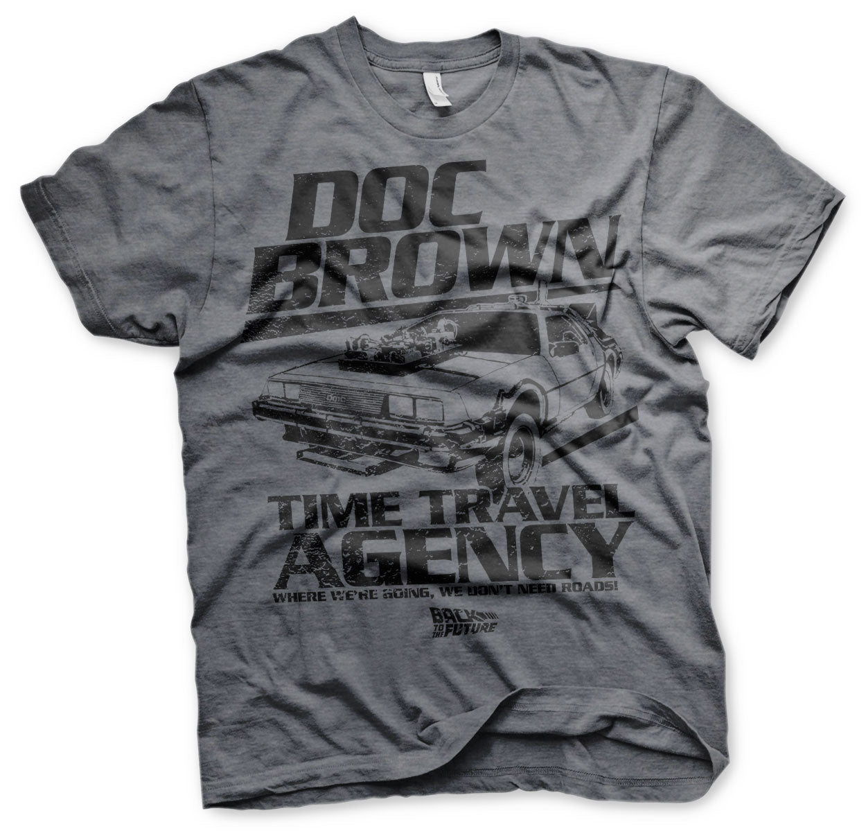 Billede af Back to the Future, Back To The Future: Doc Brown Time Travel Agency T-Shirt