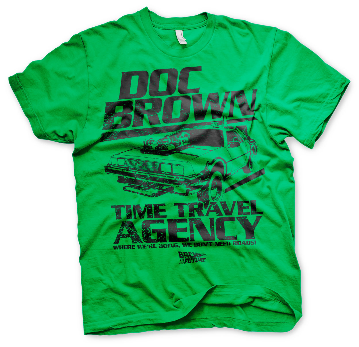 Billede af Back to the Future, Back To The Future: Doc Brown Time Travel Agency T-Shirt