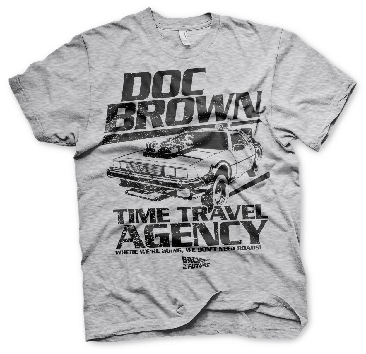 Billede af Back to the Future, Back To The Future: Doc Brown Time Travel Agency T-Shirt