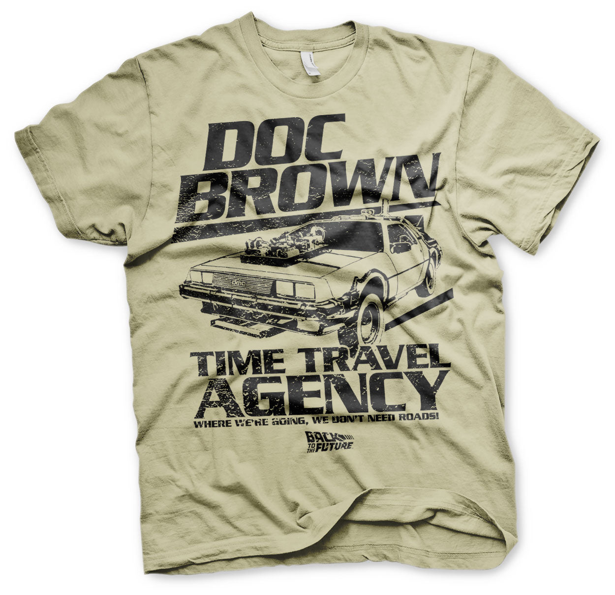 Billede af Back to the Future, Back To The Future: Doc Brown Time Travel Agency T-Shirt