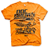 Billede af Back to the Future, Back To The Future: Doc Brown Time Travel Agency T-Shirt