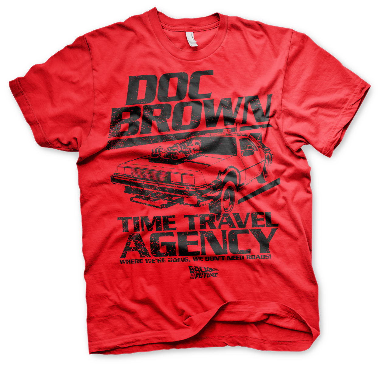 Billede af Back to the Future, Back To The Future: Doc Brown Time Travel Agency T-Shirt