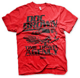 Billede af Back to the Future, Back To The Future: Doc Brown Time Travel Agency T-Shirt