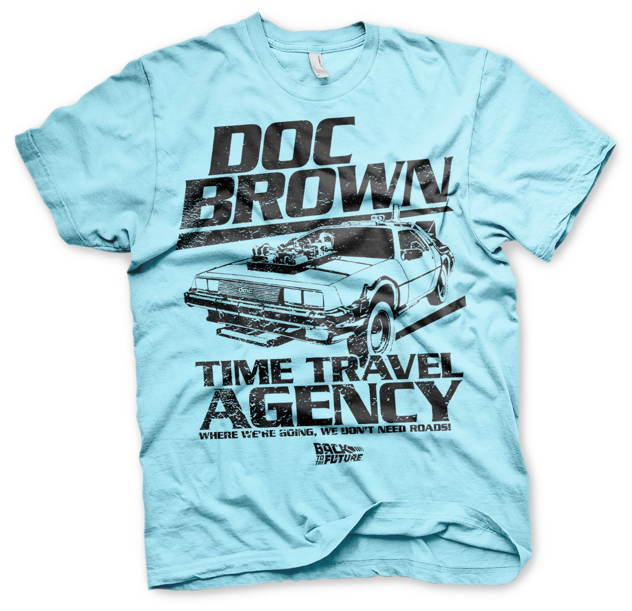 Billede af Back to the Future, Back To The Future: Doc Brown Time Travel Agency T-Shirt