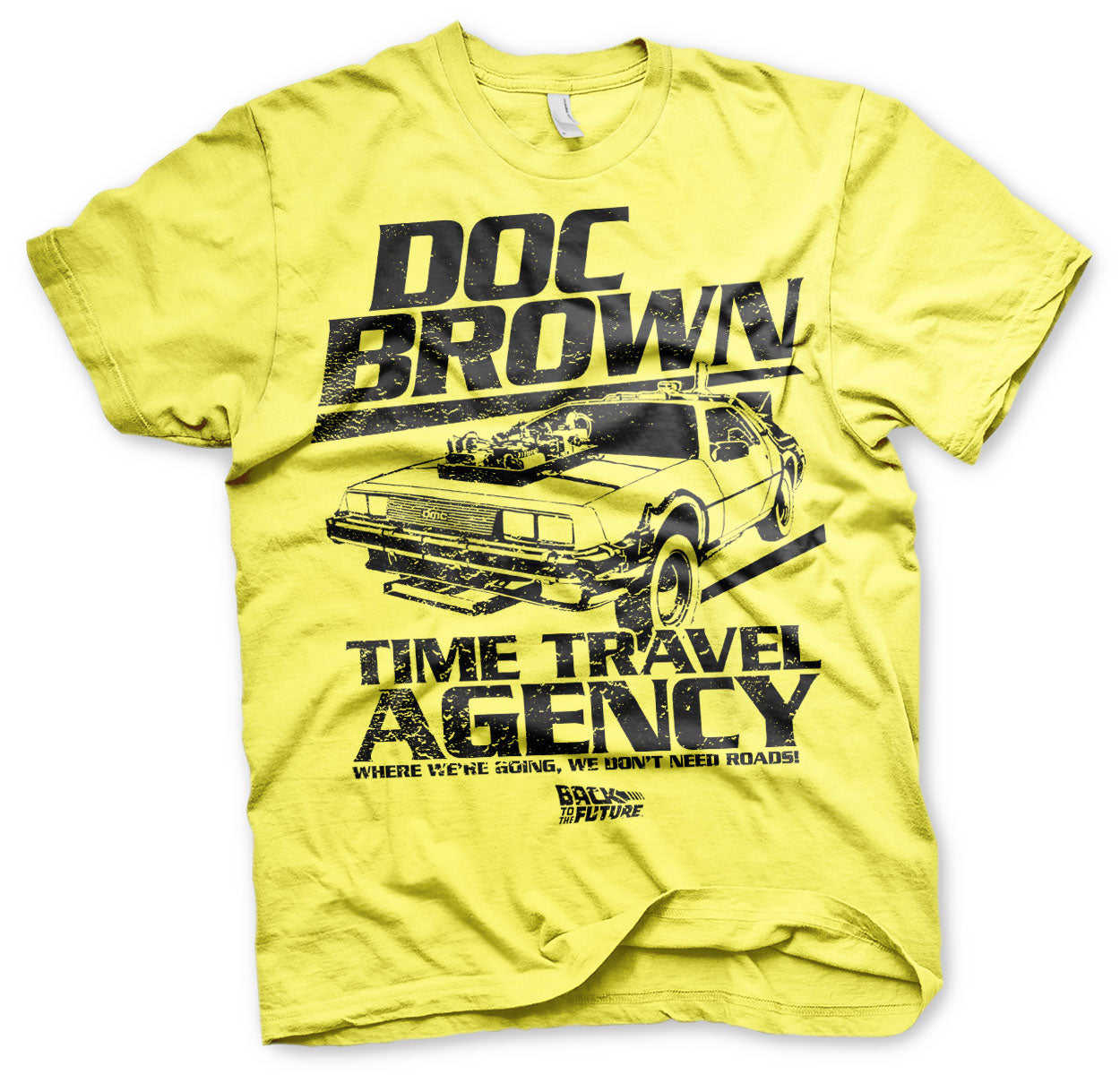 Billede af Back to the Future, Back To The Future: Doc Brown Time Travel Agency T-Shirt