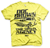 Billede af Back to the Future, Back To The Future: Doc Brown Time Travel Agency T-Shirt