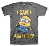 Billede af Minions, Minions: I Can't Adult Today T-Shirt