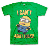 Billede af Minions, Minions: I Can't Adult Today T-Shirt