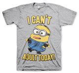Billede af Minions, Minions: I Can't Adult Today T-Shirt