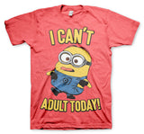 Billede af Minions, Minions: I Can't Adult Today T-Shirt