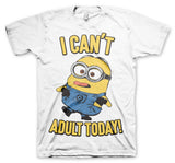 Billede af Minions, Minions: I Can't Adult Today T-Shirt