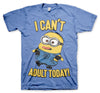 Billede af Minions, Minions: I Can't Adult Today T-Shirt