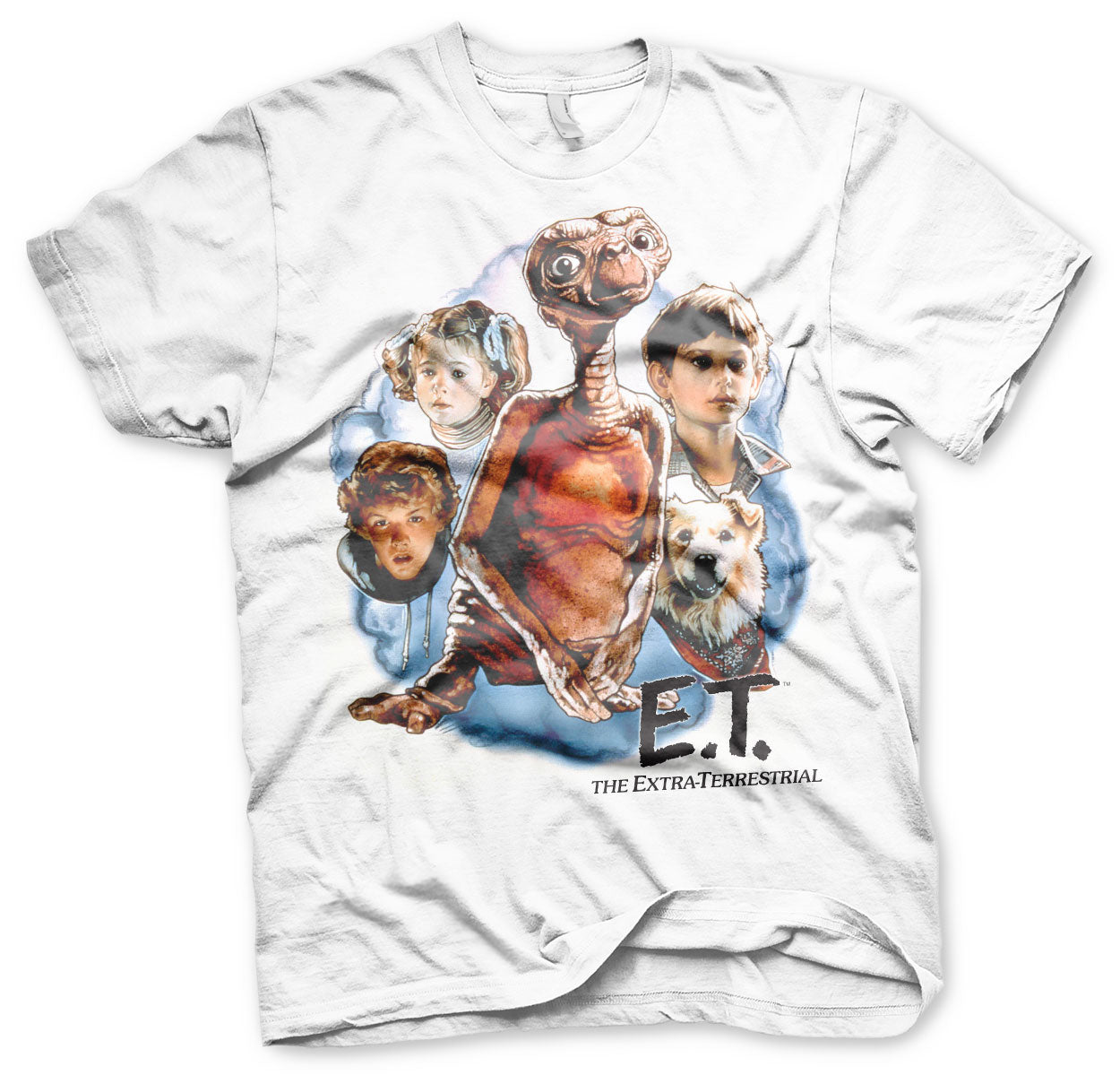 Billede af E.T, E.T.: Retro Poster T-Shirt