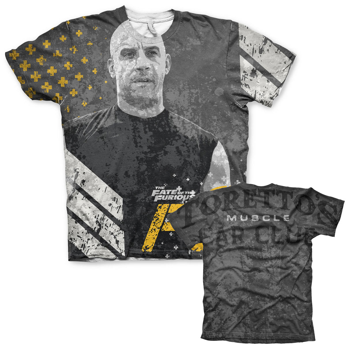 Billede af Fast & Furious, Fast & Furious: The Fate Of The Furious Allover T-Shirt