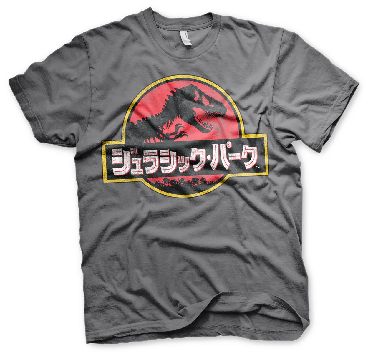 Billede af Jurassic Park, Jurassic Park: Japanese Distressed Logo T-Shirt