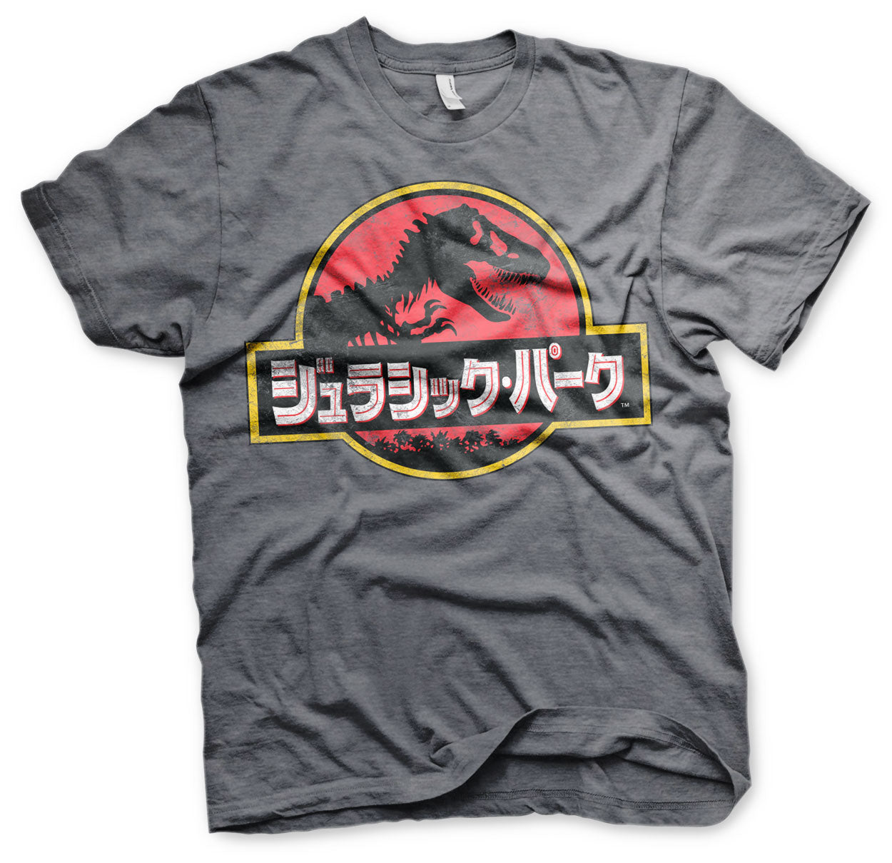 Billede af Jurassic Park, Jurassic Park: Japanese Distressed Logo T-Shirt