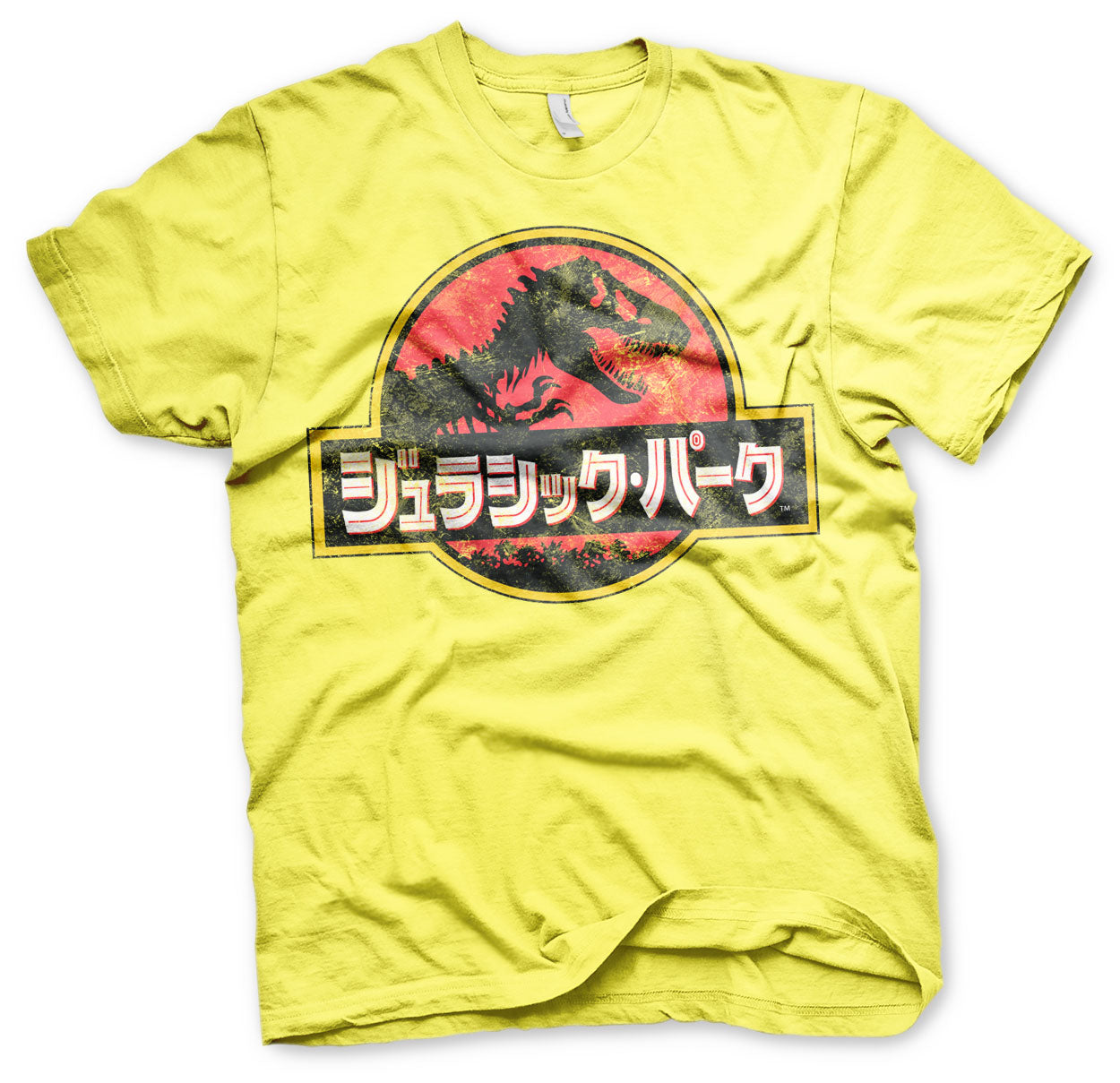 Billede af Jurassic Park, Jurassic Park: Japanese Distressed Logo T-Shirt