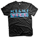 Billede af Miami Vice, Miami Vice: Distressed Logo T-Shirt