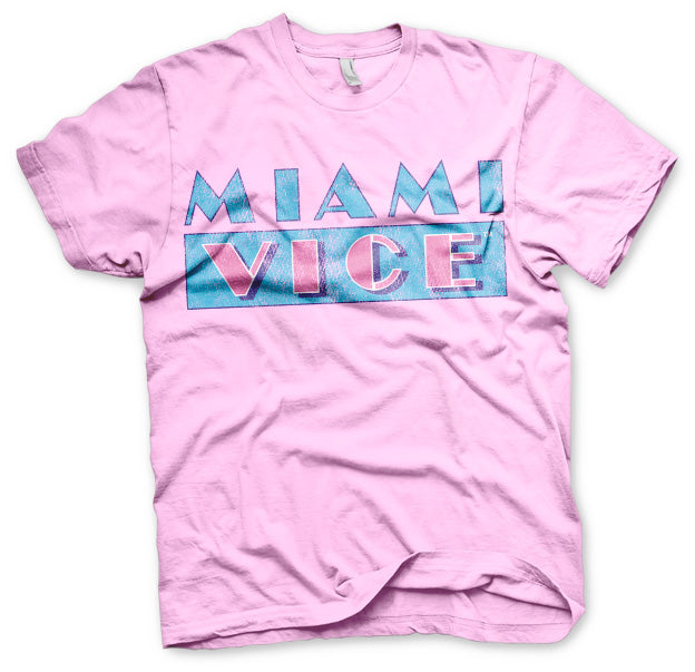 Billede af Miami Vice, Miami Vice: Distressed Logo T-Shirt