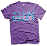 Billede af Miami Vice, Miami Vice: Distressed Logo T-Shirt