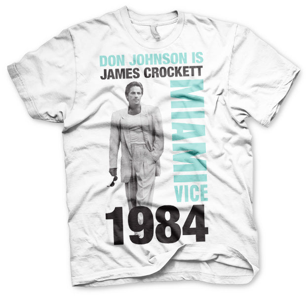 Billede af Miami Vice, Miami Vice: Don Johnson Is Crockett T-Shirt