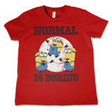 Billede af Minions, Minions: Normal Life Is Boring T-Shirt (Børn)
