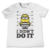Billede af Minions, Minions: I Didn't Do It T-Shirt (Børn)