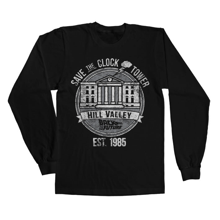 Billede af Back to the Future, Back To The Future: Save The Clock Tower Long Sleeve T-Shirt