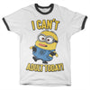 Billede af Minions, Minions: I Can't Adult Today Ringer T-Shirt
