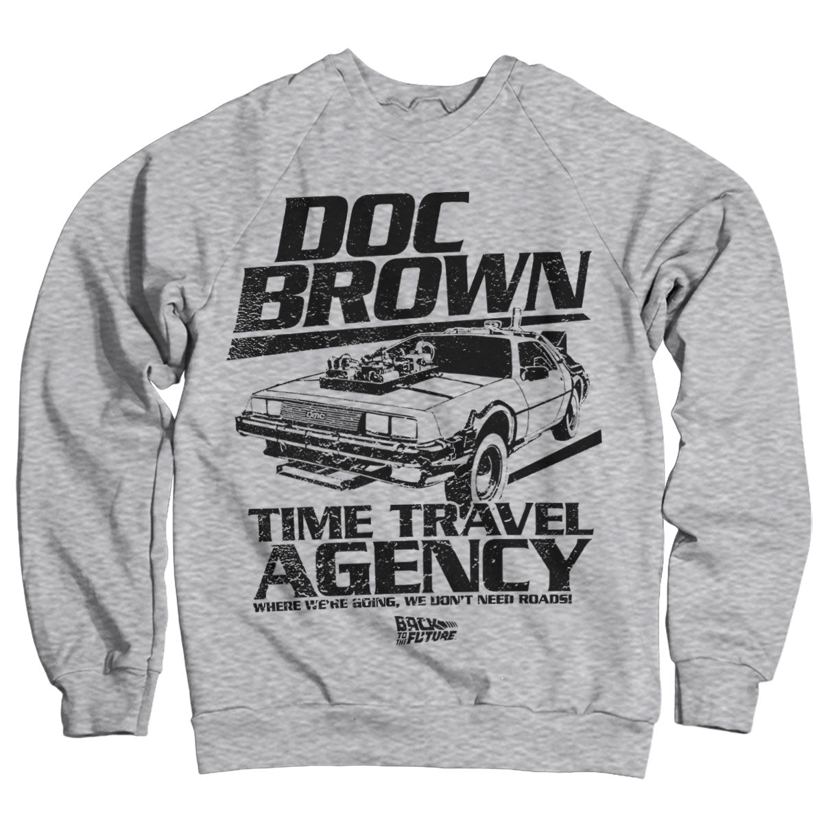 Billede af Back to the Future, Back To The Future: Doc Brown Time Travel Agency Sweatshirt