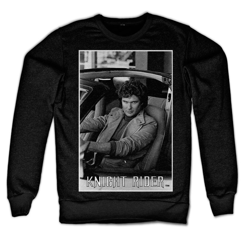 Knight Rider Sweatshirt Køb Knight Rider: Hasselhoff In Knight Rider Sweatshirt | Merchhub.dk