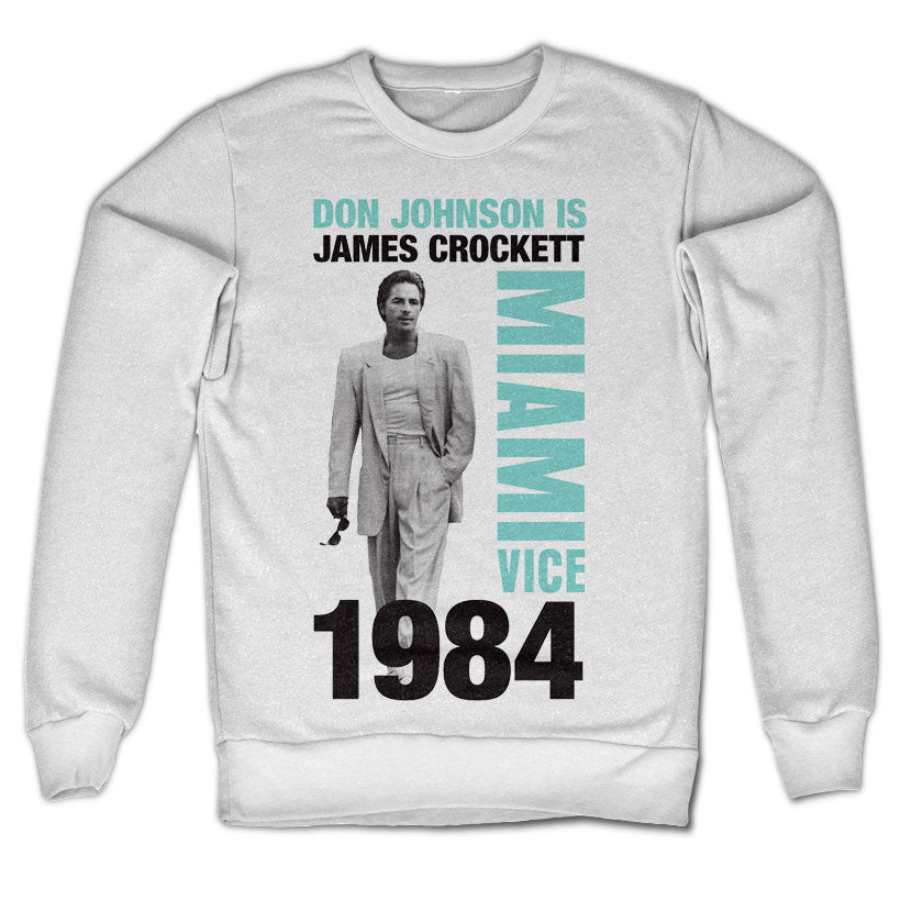 Billede af Miami Vice, Miami Vice: Don Johnson Is Crockett Sweatshirt