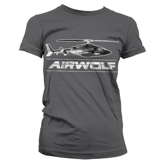 Billede af Airwolf, Airwolf: Chopper Distressed T-shirt (Kvinder)