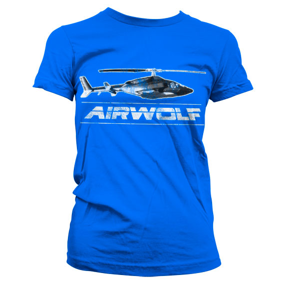 Billede af Airwolf, Airwolf: Chopper Distressed T-shirt (Kvinder)