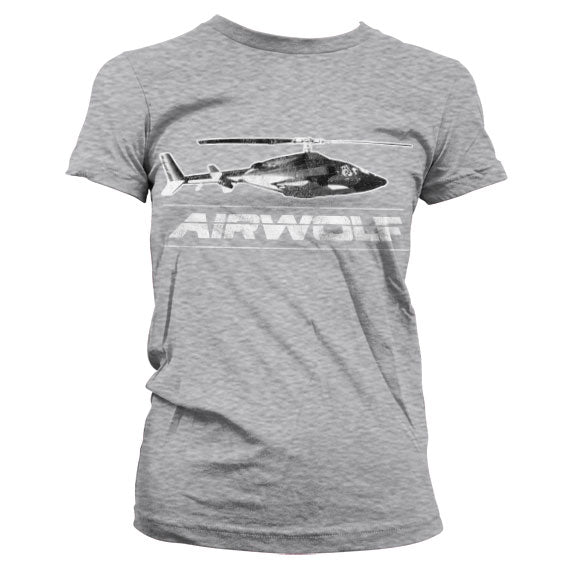 Billede af Airwolf, Airwolf: Chopper Distressed T-shirt (Kvinder)