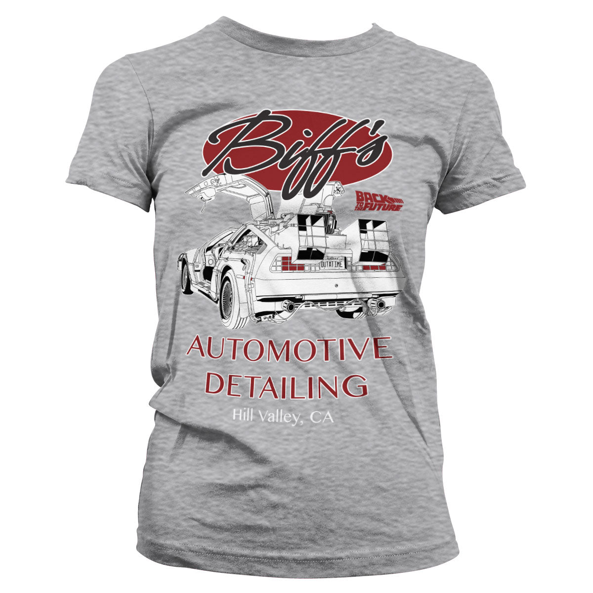 Billede af Back to the Future, Back To The Future: Biff's Automotive Detailing T-Shirt (Kvinder)