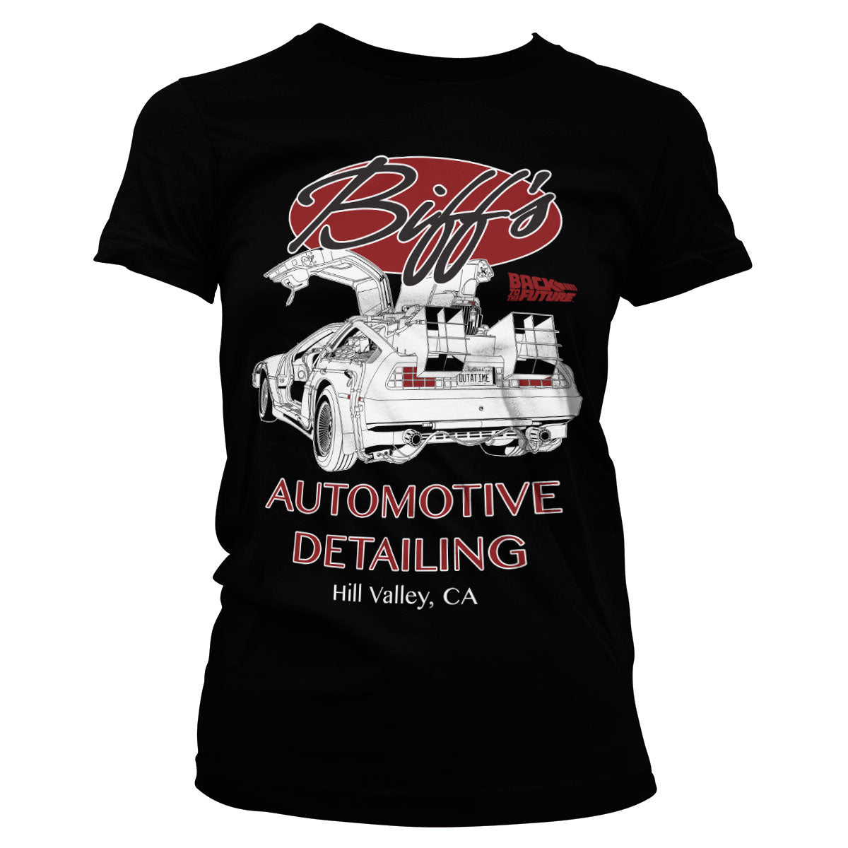 Billede af Back to the Future, Back To The Future: Biff's Automotive Detailing T-Shirt (Kvinder)