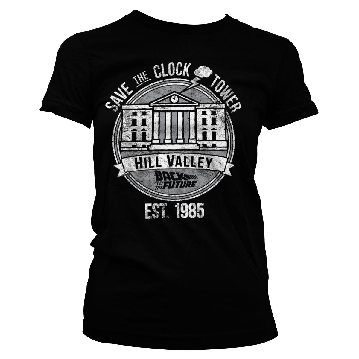 Billede af Back to the Future, Back To The Future: Save The Clock Tower T-Shirt (Kvinder)