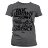Billede af Back to the Future, Back To The Future: Doc Brown Time Travel Agency T-Shirt (Kvinder)